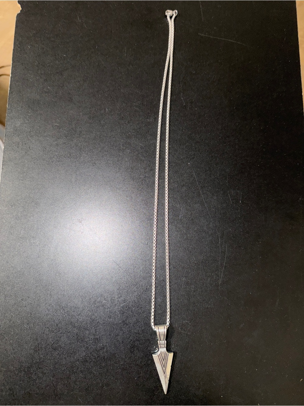 Silver Arrowhead Pendant Necklace - Women's Jewelry
